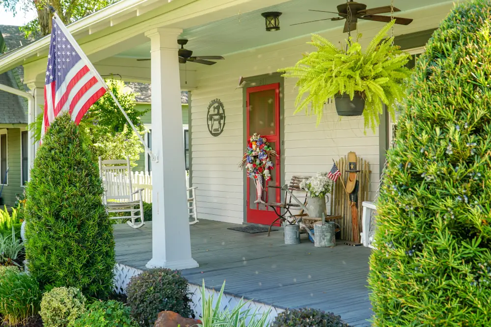AC Repairs in Older Homes: What You Need to Know - Porch of an old home.